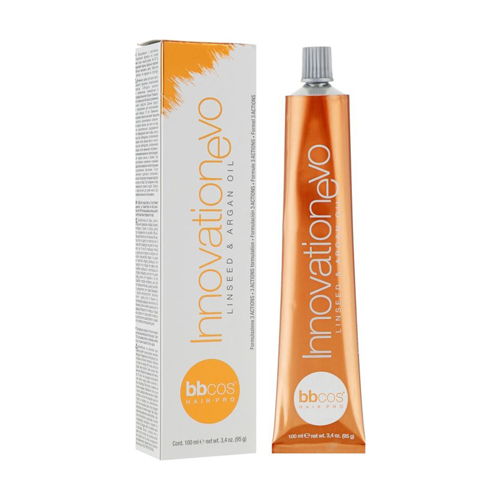 Перманентна фарба для волосся BBcos InnovationEvo Hair Color Cream, 12/21 Блондин платиновий фіолетовий попелястий, 100 мл